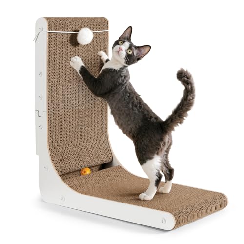 Gimars Tiragraffi per gatti in cartone spesso a forma di L... - Home & Kitchen Amazon Italy à 17.99€