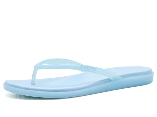 Crocs,Mujer,Miami Jelly Round Toe Flip,Gelatina azul... - Amazon Espagne à 24.27€