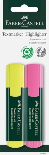 Faber-Castell 254892 Textliner 48, Blisterpackung, 2 Stück... - Bon plan à 4.73€