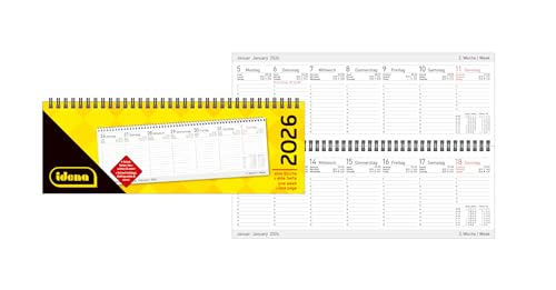 Idena 12058 - Calendario de mesa 2026 horizontal en formato... - Bricolage & Outils en promo à 4.02€