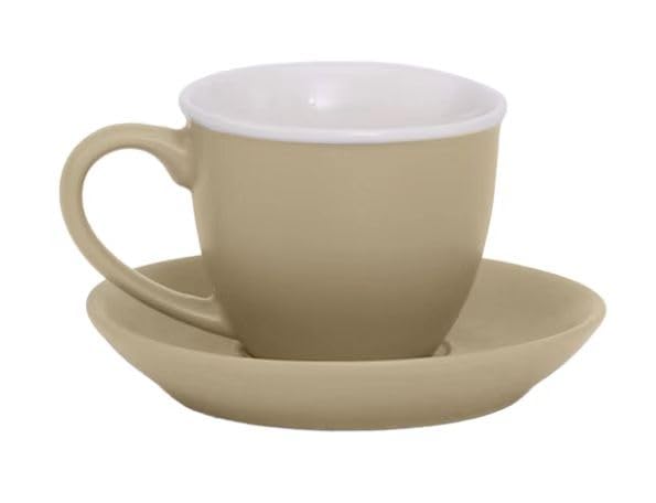 Set 6 tazzine caffè 100 ml con piattino in porcellana new... - Amazon Italy à 9.99€