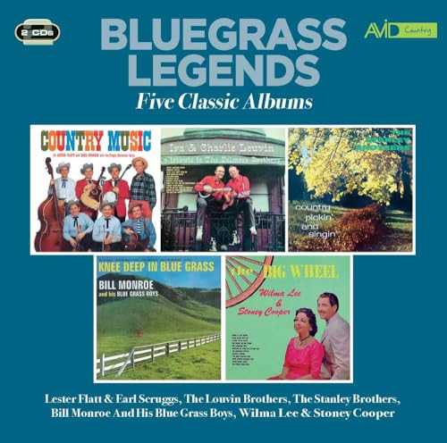 BLUEGRASS LEGENDS - FIVE CLASSIC ALBUMS - Bon plan à 8.68€