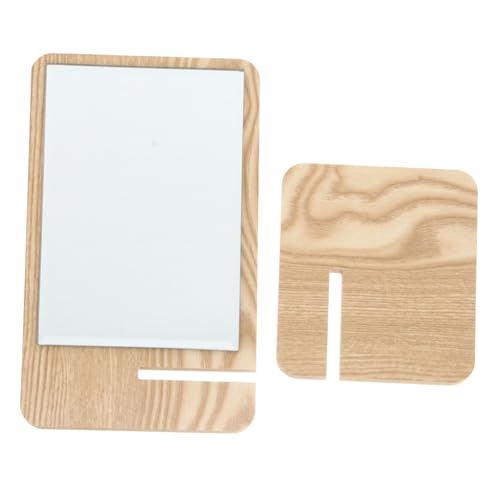 LOLIPPYY Holz Tischspiegel Schminkspiegel Einseitig... - Maison & Cuisine Amazon Allemagne à 16.29€