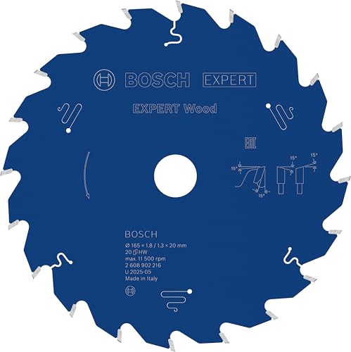 Bosch 1x EXPERT Wood Kreissägeblatt für Handkreissägen (für... - Bricolage & Outils Amazon Allemagne à 31.37€