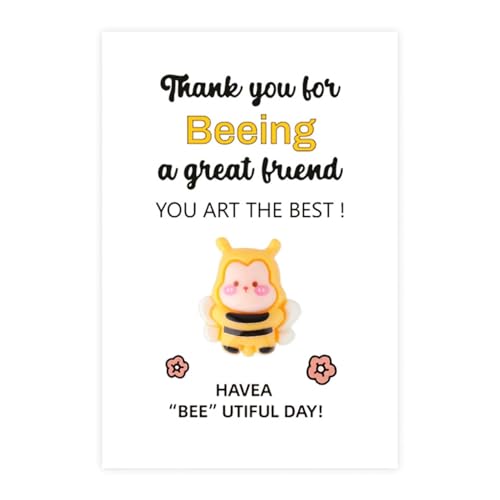Fakcrkun Pocket Hug Gift, Mini Pocket Hug Bee with Positive... - Auto & Moto Amazon Royaume-Uni à 1.99€
