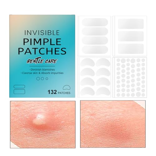 Parches para Granos en la Cara - 132 Unidades Invisibles... - Beauté & Parfums Amazon Espagne à 2.69€