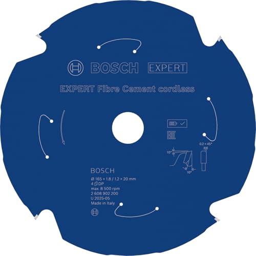 Bosch 1x Lame de scie circulaire EXPERT Fibre Cement... - Bricolage & Outils Amazon France à 76.74€