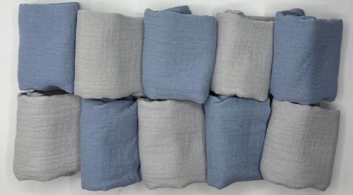 Babyline 10 Gasas Muselinas Algodón Orgánico 48X24 Cm... - Home & Kitchen Amazon Spain à 10.05€