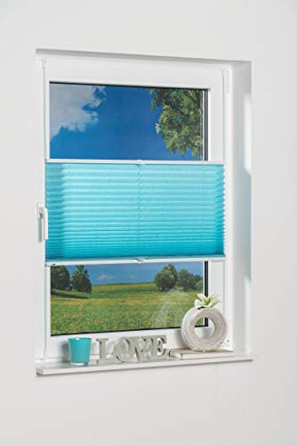 K-Home Klemmfix-Plissee 115 x 130 cm (B x L) Iceblau... - Home & Kitchen Amazon Germany à 20.41€