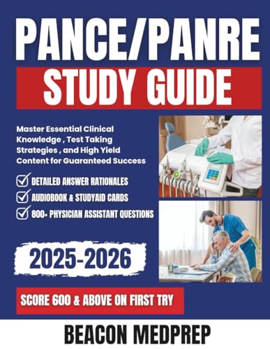 PANCE/PANRE STUDY GUIDE 2025-2026: Master Essential... - Maison & Cuisine en promo à 34.41€