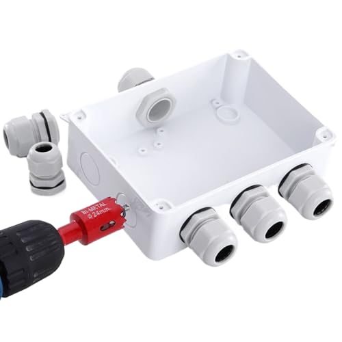 Caja de Empalmes Eléctrica Estanca,Caja De Empalmes... - Jardin & Extérieur Amazon Espagne à 9.10€