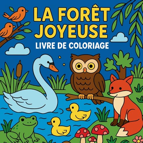 La Forêt Joyeuse - Livre de coloriage - Amazon Espagne à 6.90€