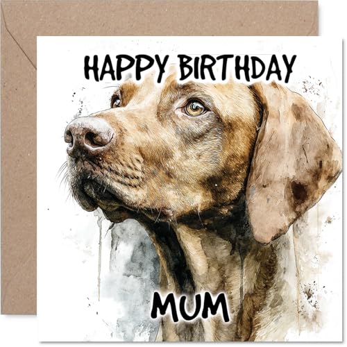 Mum Birthday Card - Hungarian Vizsla - Happy Birthday Card... - Animalerie en promo à 1.96€