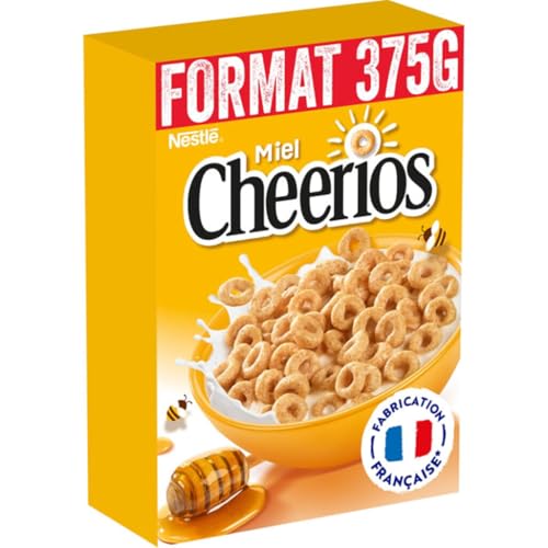 Nestlé Miel Cheerios Céréales 375g en promo à 2,99€ (-79%) sur Amazon FR