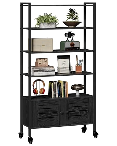 IRONCK Bücherregal mit Türen, Standregal 6 Ebenen mit... - Nouvelle promo Amazon à 27.62€