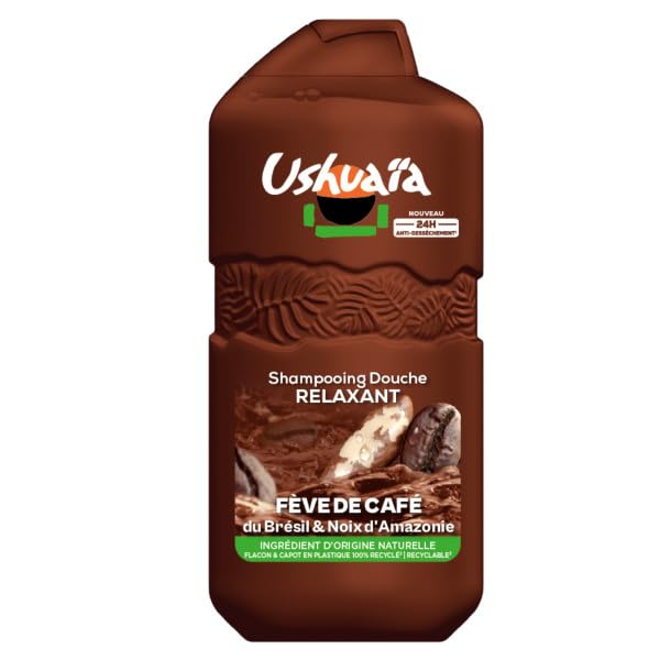 Ushuaïa Shampoing Douche Relaxant Café Brésil 280ML - Beauté & Parfums en promo à 2.62€