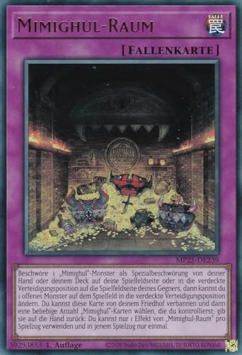 Yu-Gi-Oh! - Mimighul-Raum – MP25-DE239 – Ultra Rare – 1.... - Jeux Vidéo & Consoles Amazon Allemagne à 2.14€