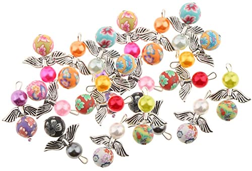 20 pezzi acrilico perline pendenti con farfalle ala perla... - Jouets & Jeux Amazon Italie à 1.99€