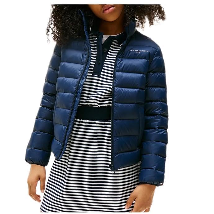 tommy hilfiger Jungen Piumino Daunen, Blau (Dark Night... - Amazon Germany à 66.68€