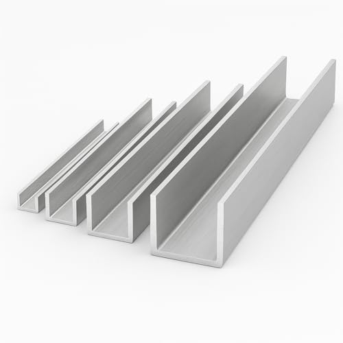 Aluminium U-Profil Schiene (1000 mm, 40x20x2mm) - Bricolage & Outils en promo à 5.53€