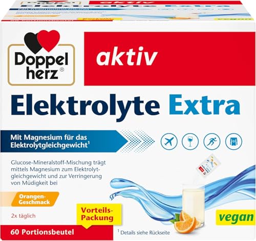 Doppelherz Elektrolyte Extra - Mit Magnesium für das... - Santé & Bien-être Amazon Allemagne à 13.99€