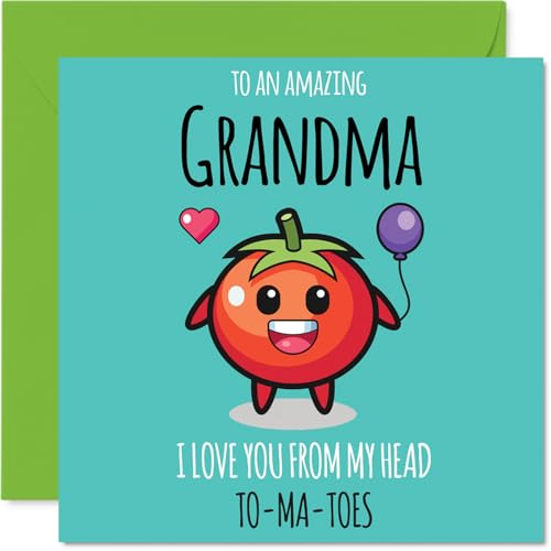 Grandma Birthday Card - From My Head TO-MA-TOES - Happy... - Nouvelle promo Amazon à 2.18€