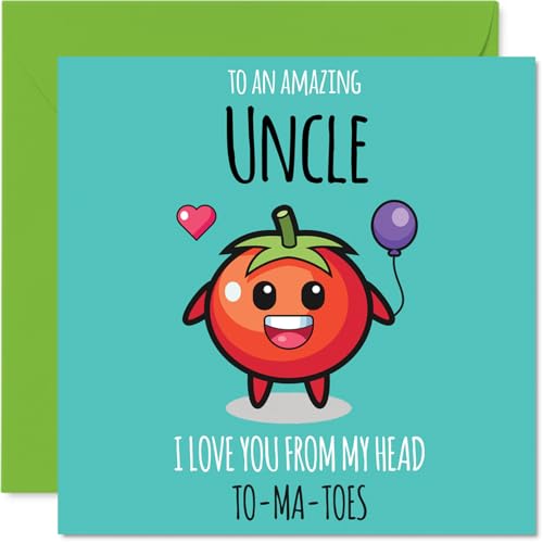 Uncle Birthday Card - From My Head TO-MA-TOES - Happy... - Auto & Moto Amazon Royaume-Uni à 2.75€
