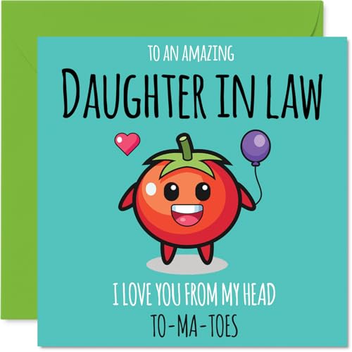 Daughter in Law Birthday Card - From My Head TO-MA-TOES... - Auto & Moto Amazon Royaume-Uni à 2.35€