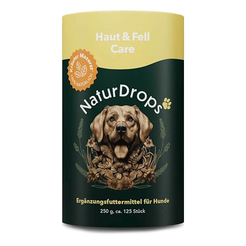 NaturDrops Haut & Fell Care Hundesnacks mit Funktion, 125... - Animalerie en promo à 11.34€