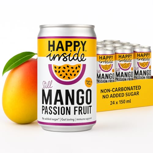 Happy Inside Gut Health Juice | Mango & Passion Fruit | No... - Home & Kitchen Amazon UK à 18.62€