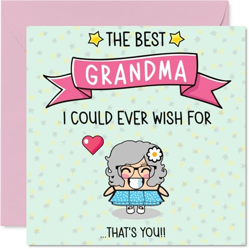 Grandma Birthday Card - The Best I Could Ever Wish For... - Auto & Moto Amazon Royaume-Uni à 2.33€
