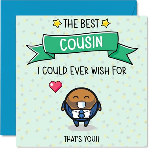 Cousin Birthday Card - Best I Could Ever Wish For - Happy... - Auto & Motorcycle Amazon UK à 1.99€