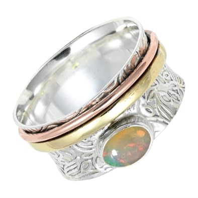 SILVERTROVE Opal (Labor) Edelstein silberplattierter... - Maison & Cuisine Amazon Allemagne à 31.63€