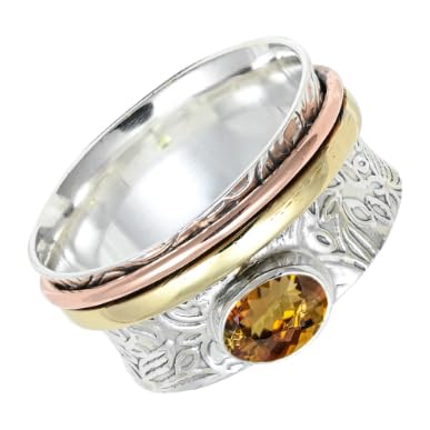 SILVERTROVE Andalusit (Labor) Edelstein Spinner für Damen... - Bijoux & Montres Amazon Allemagne à 31.63€