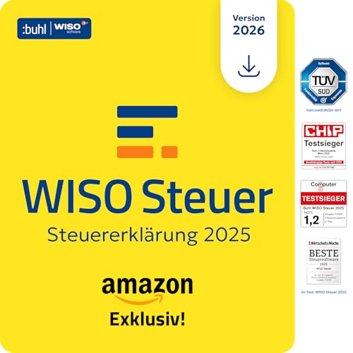 WISO Steuer 2026 Amazon Exclusiv (für Steuerjahr 2025) Für... - High-Tech & Électronique en promo à 23.99€