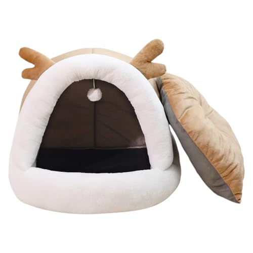 objbhuely Cat Bed Cave | Warm Plush House Cat Cave... - Animalerie Amazon Royaume-Uni à 2.59€