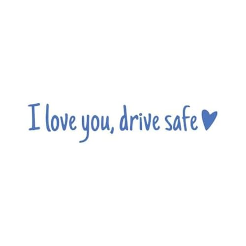 2PCS I Love You Driving Safe Mirror Sticker,Drive Safe I... - Auto & Moto Amazon Royaume-Uni à 1.59€