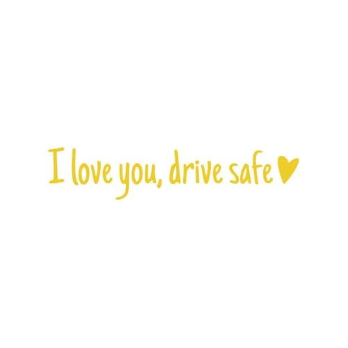 2PCS I Love You Driving Safe Mirror Sticker,Drive Safe I... - Auto & Moto Amazon Royaume-Uni à 1.59€