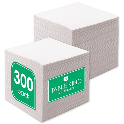 Table Kind Confezione da 300 x Tovaglioli Bianchi Morbidi... - Maison & Cuisine Amazon Italie à 9.99€