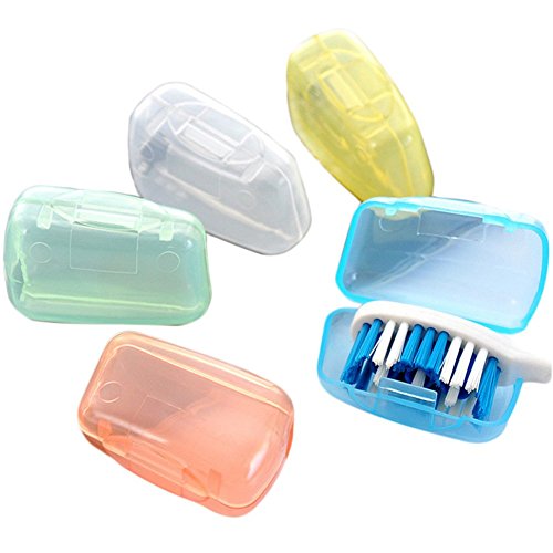 5X Travel Portable Toothbrush Head Covers Casenot Included... - Beauté & Parfums Amazon Royaume-Uni à 1.09€
