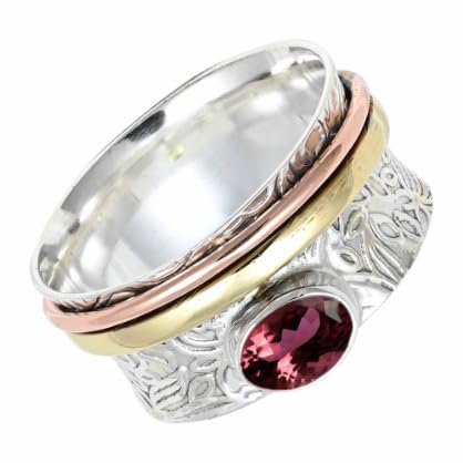 SILVERTROVE Rosa Turmalin (Labor) Edelstein Spinner für... - Maison & Cuisine Amazon Allemagne à 32.63€