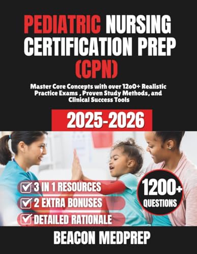 PEDIATRIC NURSING CERTIFICATION PREP (CPN): Master Core... - Pet Supplies Amazon Spain à 42.36€