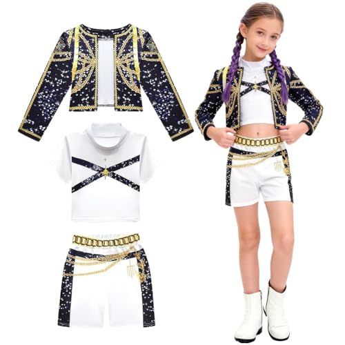 JJZENKD Demon Costume pour enfant Rumi Mira Zoey K Pop (1... - Jouets & Jeux en promo à 17.57€