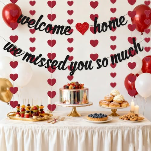 CXNXFD Willkommen Zuhause Banner Girlande,elcome Home... - Maison & Cuisine Amazon Allemagne à 5.99€