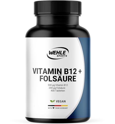 Vitamin B12 hochdosiert - 400 Tabletten mit 500µg Vit B12 +... - High-Tech & Électronique Amazon Allemagne à 9.95€