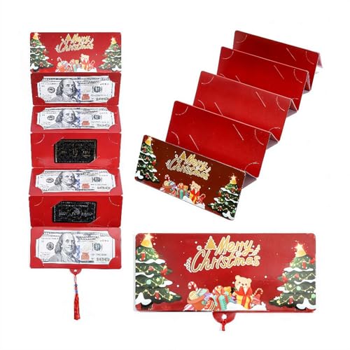 Christmas Money Holder with 10 Slots Xmas Gift Card Holder... - Loisirs Créatifs Amazon Royaume-Uni à 1.69€
