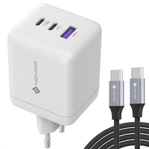 NOVOO Caricatore USB C rapido 100W Con 3 Porte PD3.0, PPS... en promo sur Amazon