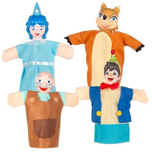 ColorBaby Cucu Show 39165 Set de marionnettes Pinocchio, 4... - Jouets & Jeux Amazon France à 21.77€