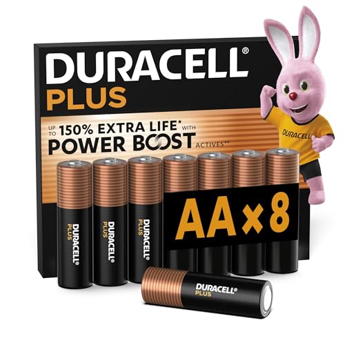 DURACELL Plus AA Batteries (8 Pack) – Alkaline Batteries... - Maison & Cuisine Amazon Royaume-Uni à 4.25€