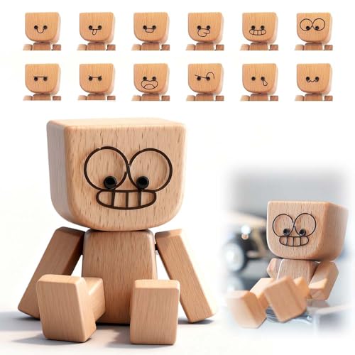 Shaking Wooden Man Figurine, 2025 Neu Wackelnder Holzmann... - Jouets & Jeux Amazon Allemagne à 3.99€